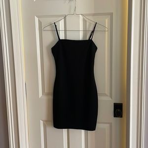 Black mini dress